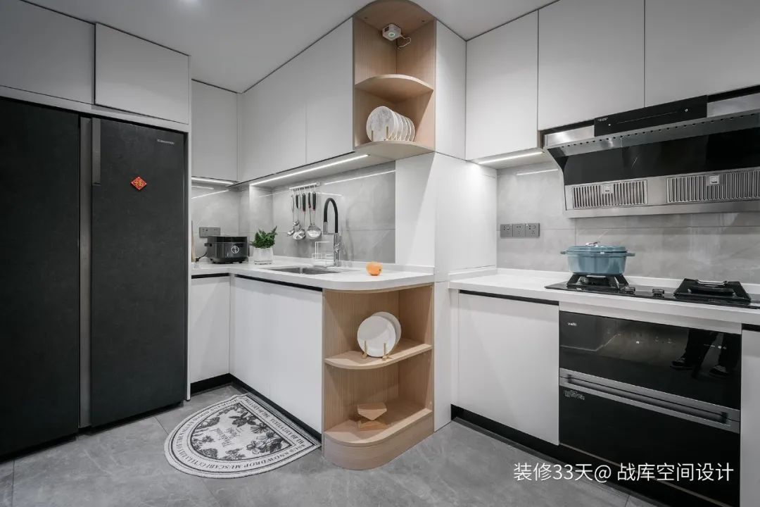 装修设计：140平现代简约LDK一体化四室