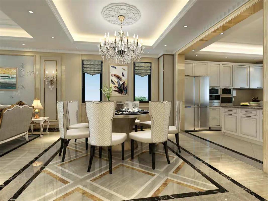 120平混搭风简欧风与现代风的碰撞,构建奢华而雅致的生活环境