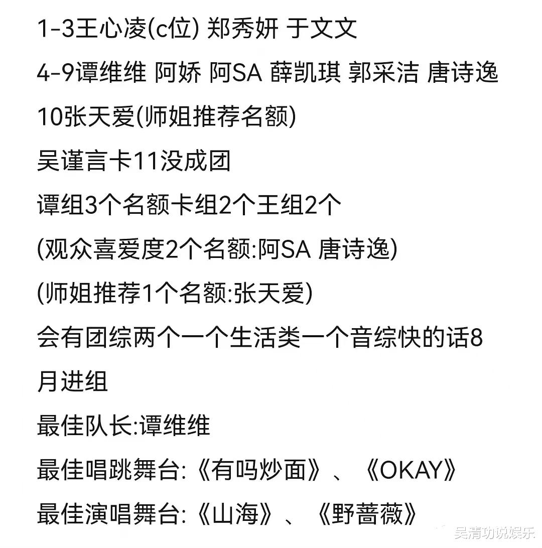 郑秀妍|郑秀妍在《浪姐3》获得总亚军，妹妹郑秀晶或参加第五季