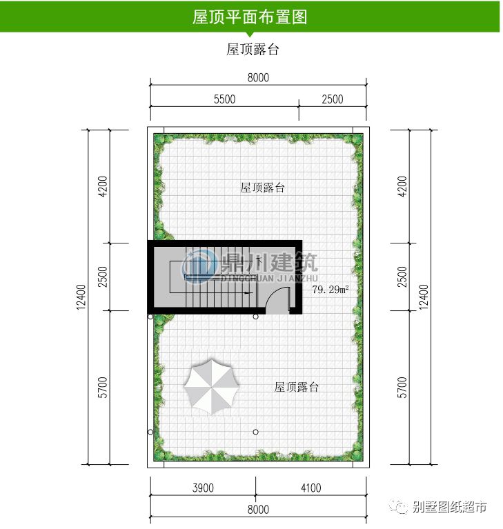 8米面宽三层现代风别墅,平顶设计经济又好看,简约大气
