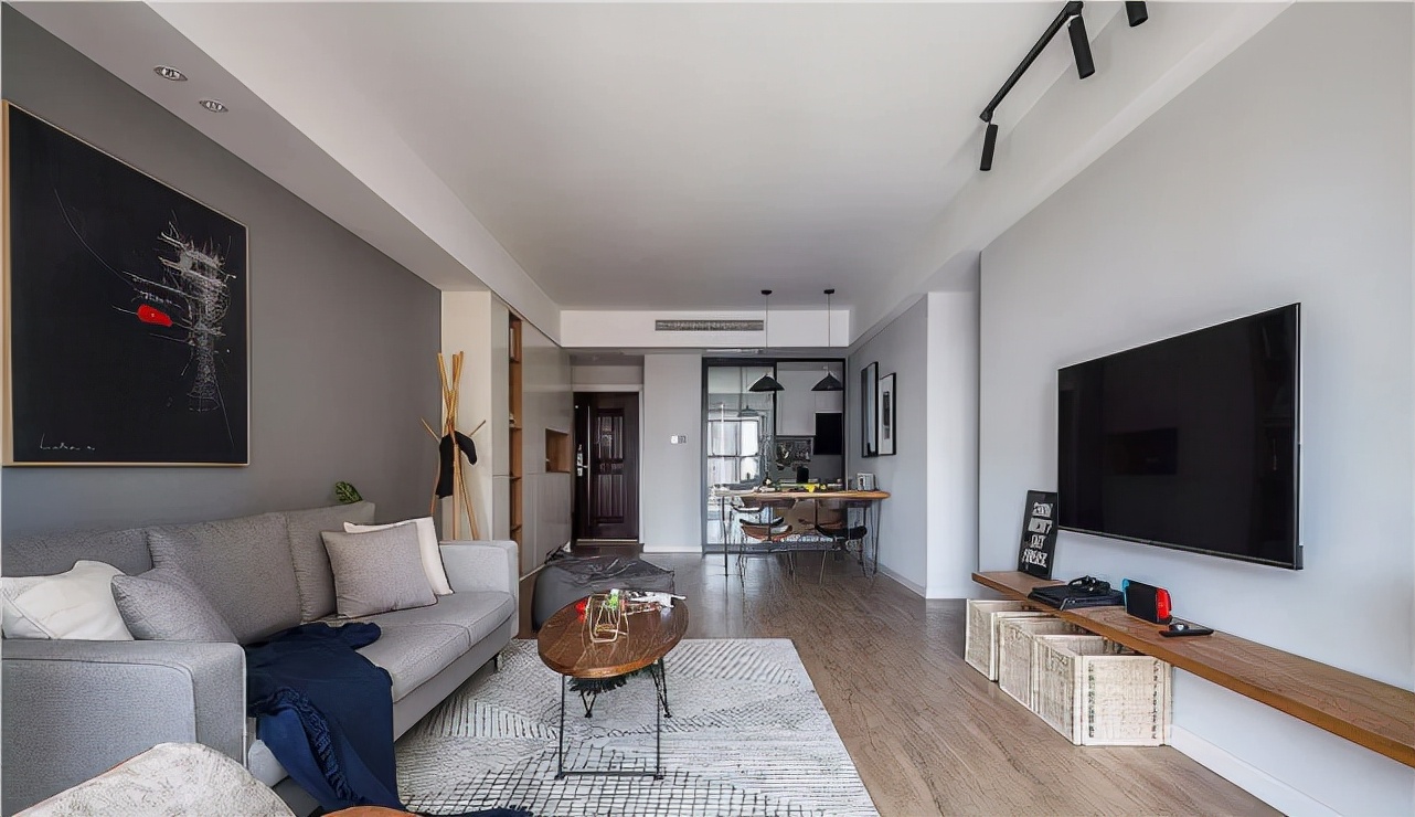 102平现代工业风格设计,减法为装饰,设计美观又大方