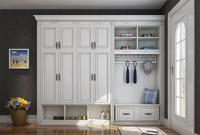 玄关鞋柜不知道怎么装才好?这些案例在线教你装,绝对的满意