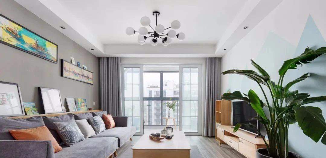 墙面只刷乳胶漆，全屋下来就花6万7，这效果出租都有点舍不得了！