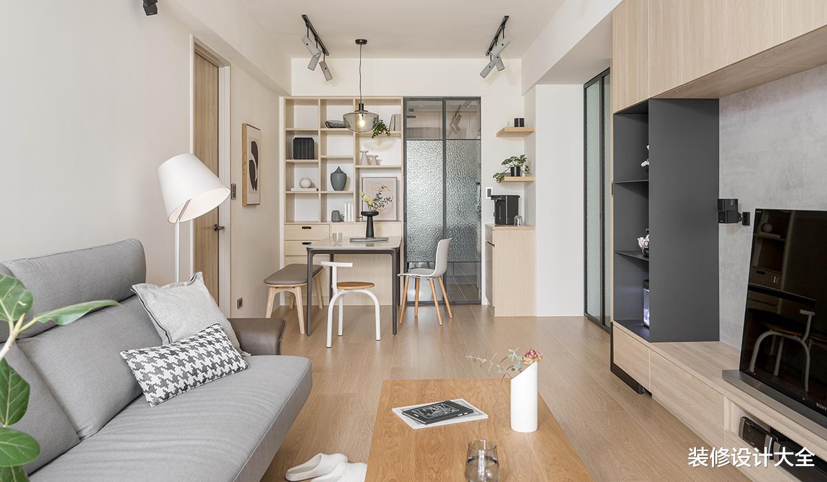 套内仅73㎡,全屋堪称“教科书式”装修,日子过得清爽又干净!