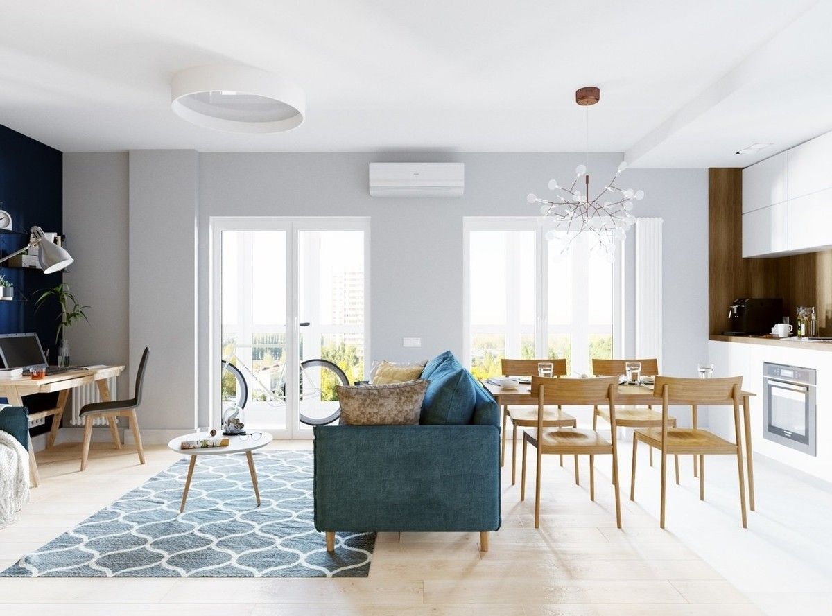 35㎡小家,仅凭一个横厅设计,放入了全屋的功能区,设计实用极了