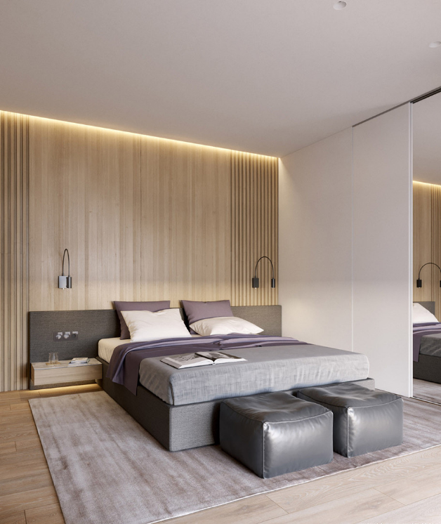 126㎡简约新房,朋友说像设计图,开放式厨房还有超大落地窗