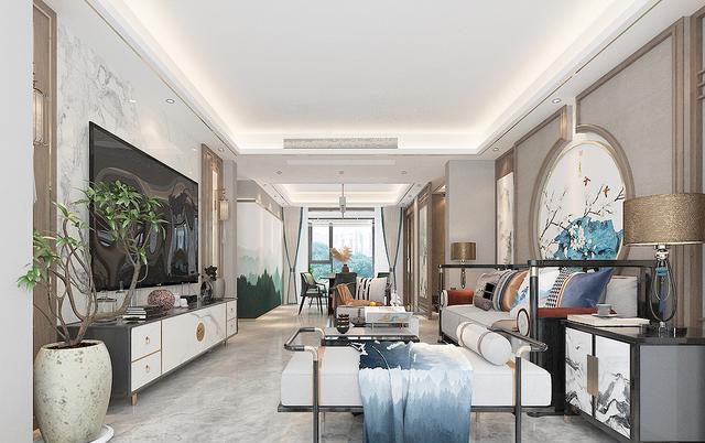 房子装中式,不需要面积有多大,一样能装出效果,这户真的很美