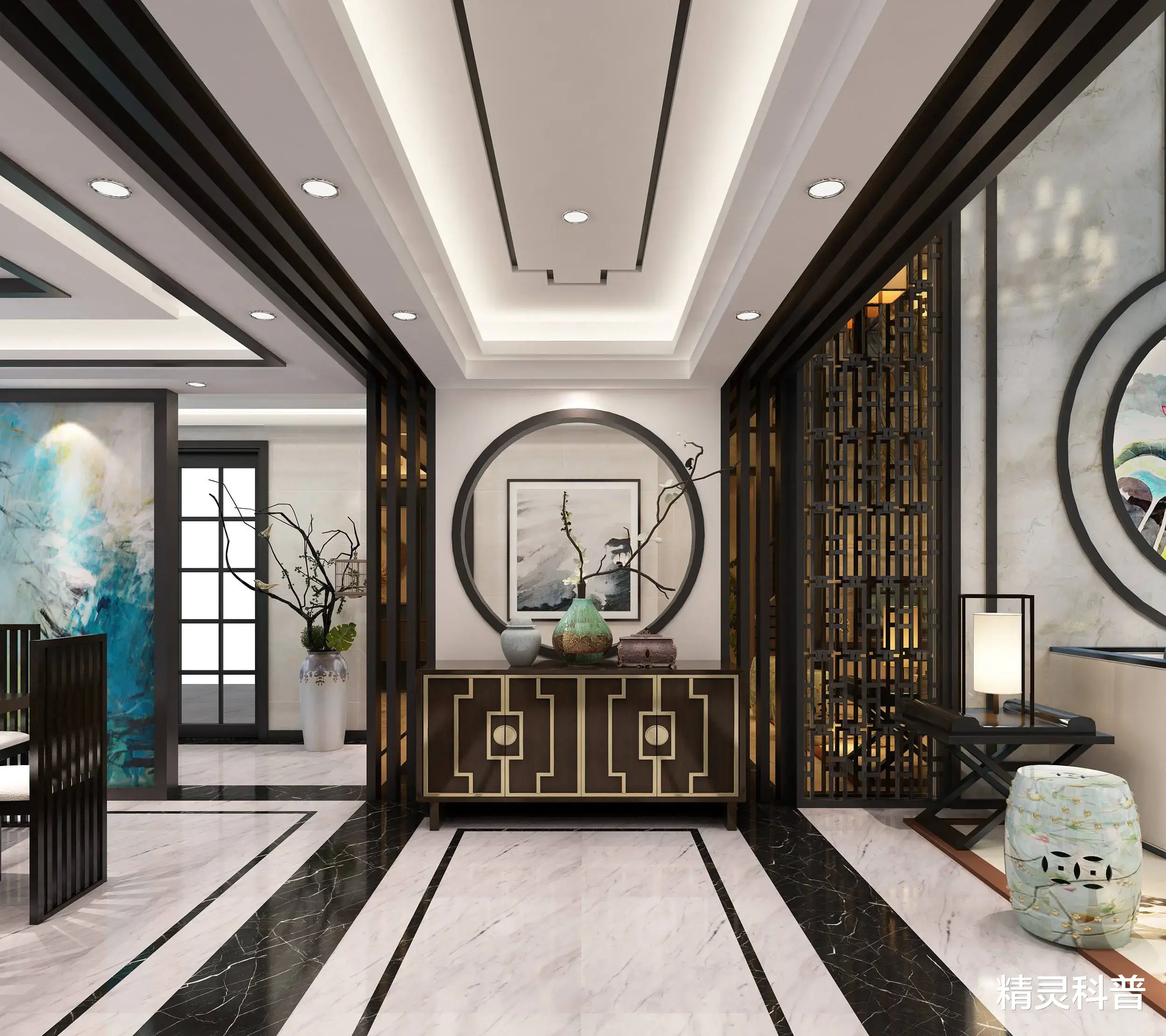 进门玄关三见三不见到底是什么意思?尤其是这个装饰品,弄不好就破财!