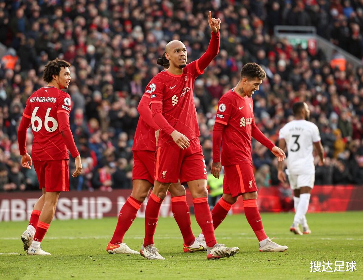 利物浦|3-0！3大主力缺席，利物浦触底反弹：吊打英超升班马，重回第2