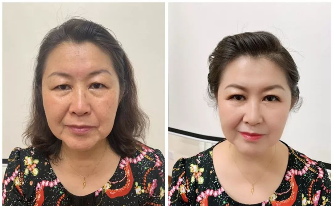 护肤 过了五十岁的女人，出门尽量化淡妆，跟着步骤画，简单耐看显气色