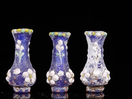 翡翠|旧藏【透光琉璃 瓶型挂件】