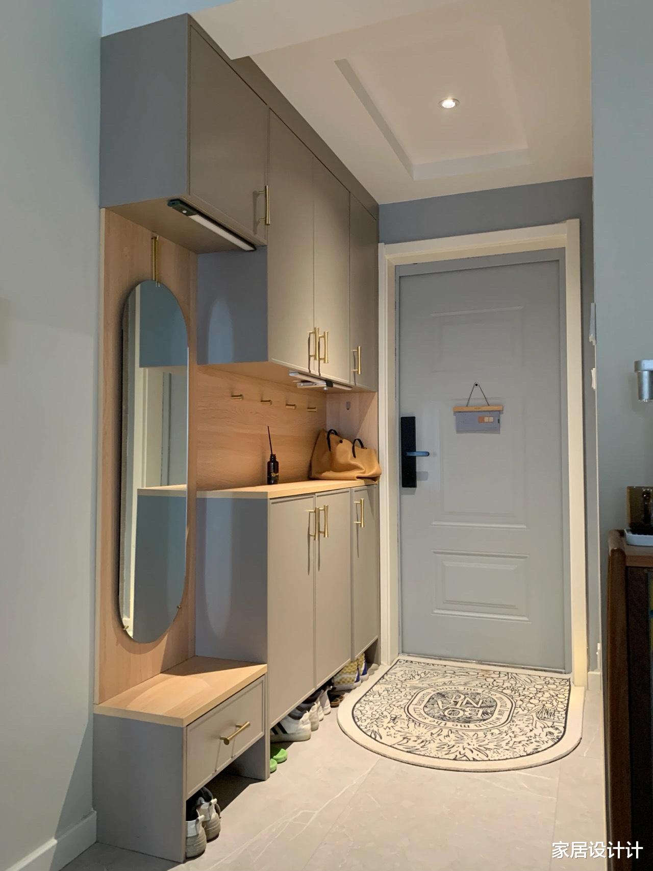 高级感满满的新房,简单装修不装吊灯和吊顶,是年轻人的最爱