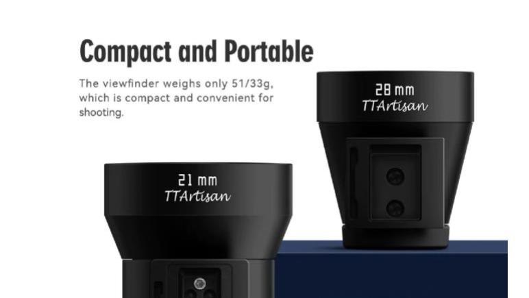 TTartisan首次推出光学取景器 售价43美元