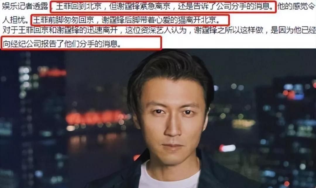 王菲|王菲谢霆锋被曝分手,女方携小鲜肉出行,网友想看锋芝世纪复合