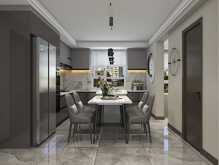 金石小镇300平好看的现代简约装修