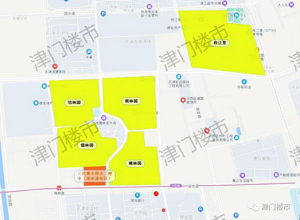 2022年河西三片师大二附小附近房源情况分析