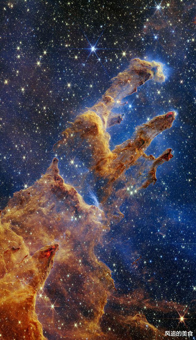 韦布望远镜拍摄到:宇宙最壮观的创生之柱!