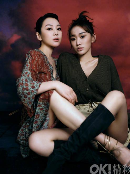 闫妮|51岁闫妮与女儿同框照曝光，穿着大胆引热议，网友：不伦不类