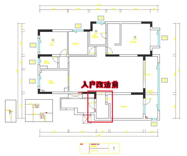 拆墙再砌玻璃砖，入户大又亮，完工每天进出都赏心悦目！