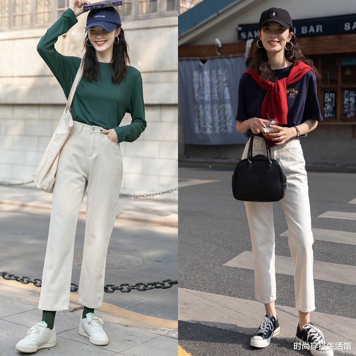 会穿的女人，夏天少不了一条“白色裤子”，掌握4点，穿出气质美