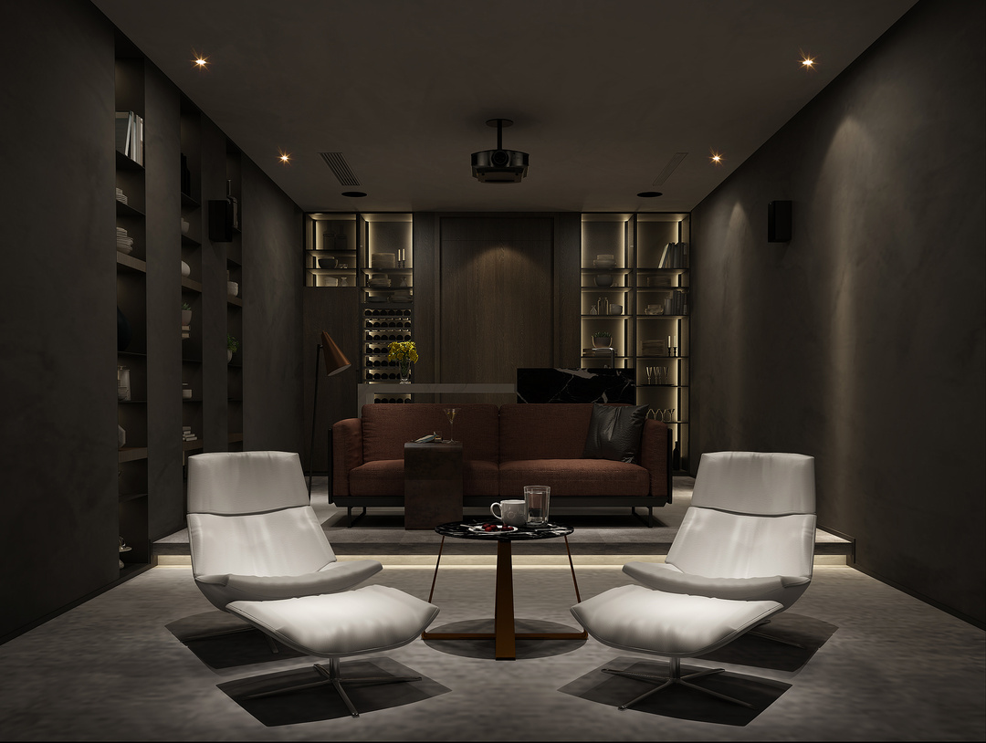 简单点,再简单点丨550㎡意式极简