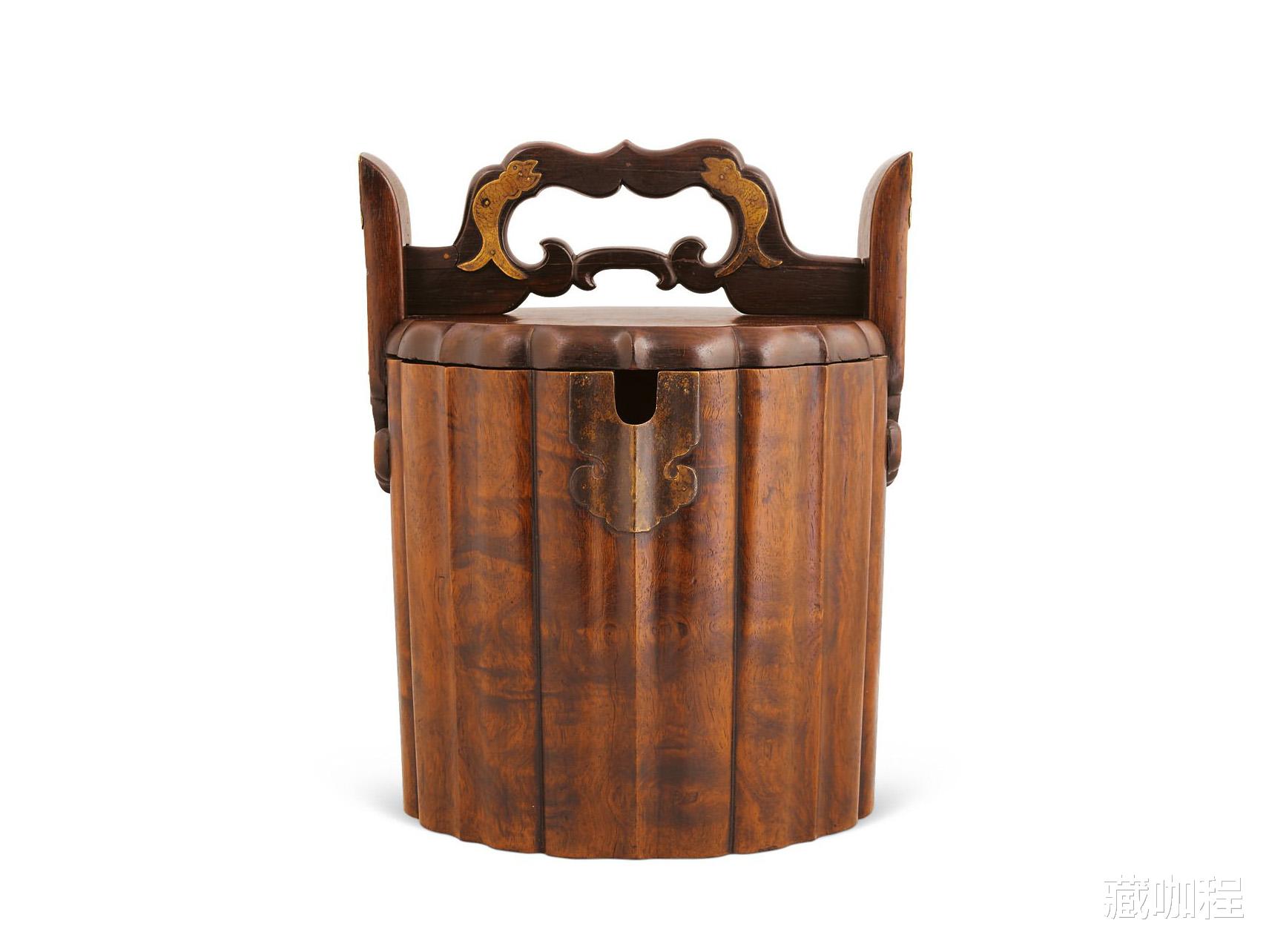 保温、装饰两不误,黄花梨壶套桶人走茶不凉