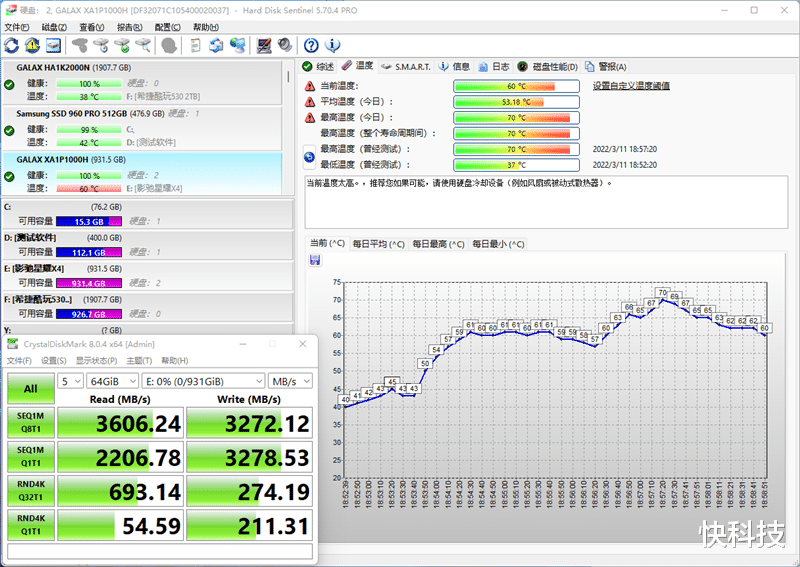 显卡|读取3.5GB/s！影驰星曜X4 1TB SSD评测：性能、性价比全都有