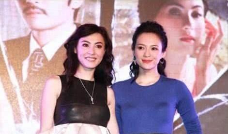 章子怡|张柏芝和章子怡罕同台,一个高傲的像女王,一个卑微的像丫鬟