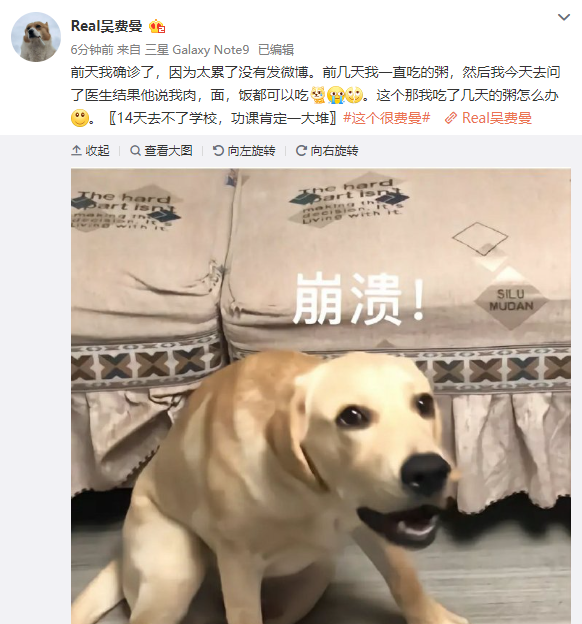 吴镇宇|吴镇宇14岁儿子确诊新冠：前天我确诊了，太累了没有发微博