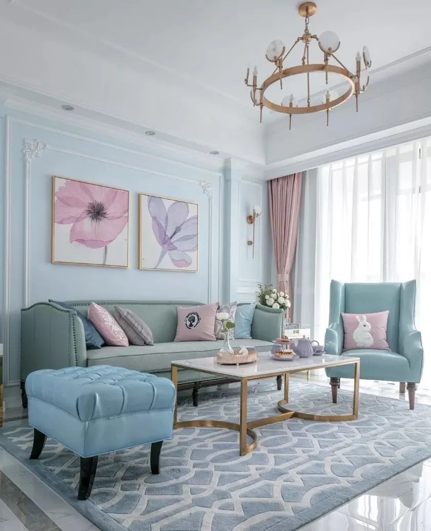 超浪漫法式婚房案例,满足你对婚房的一切幻想!