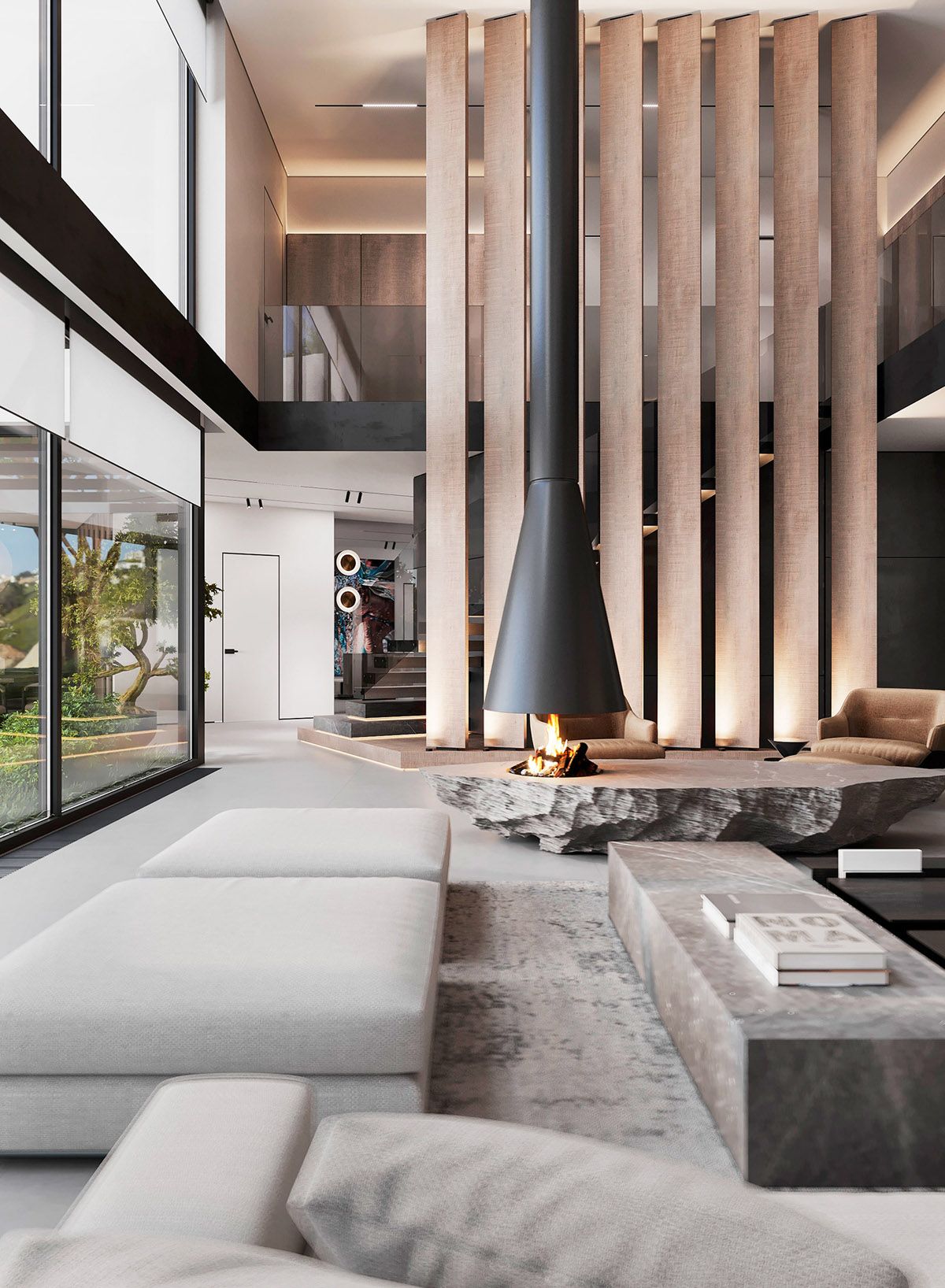 具有清新、现代风格和强烈个性的800平米华丽住宅