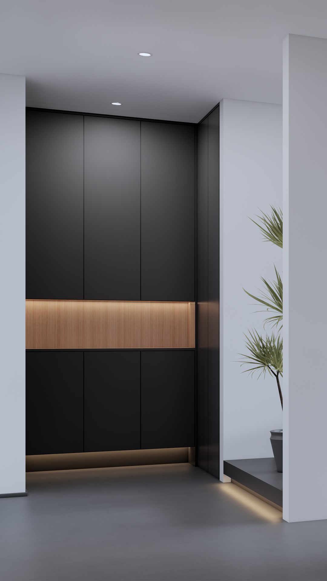 160㎡现代极简风,不一样的神秘色彩