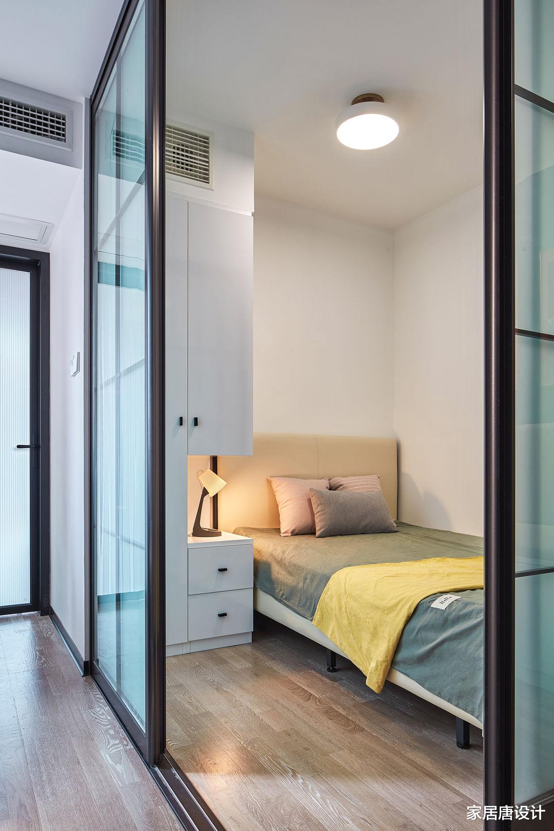 35平方米迷你一居室大变身,不仅有独立儿童房,还有迷你家庭影院