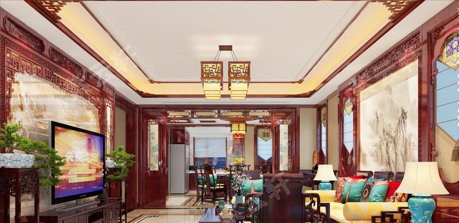 古典中式装修别墅,每一处布置都散发着浓郁的中式韵味,值得拥有