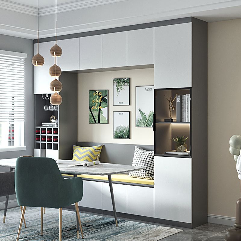 餐厅收纳空间小,5种餐边柜设计,让你的餐厅“大有可为”