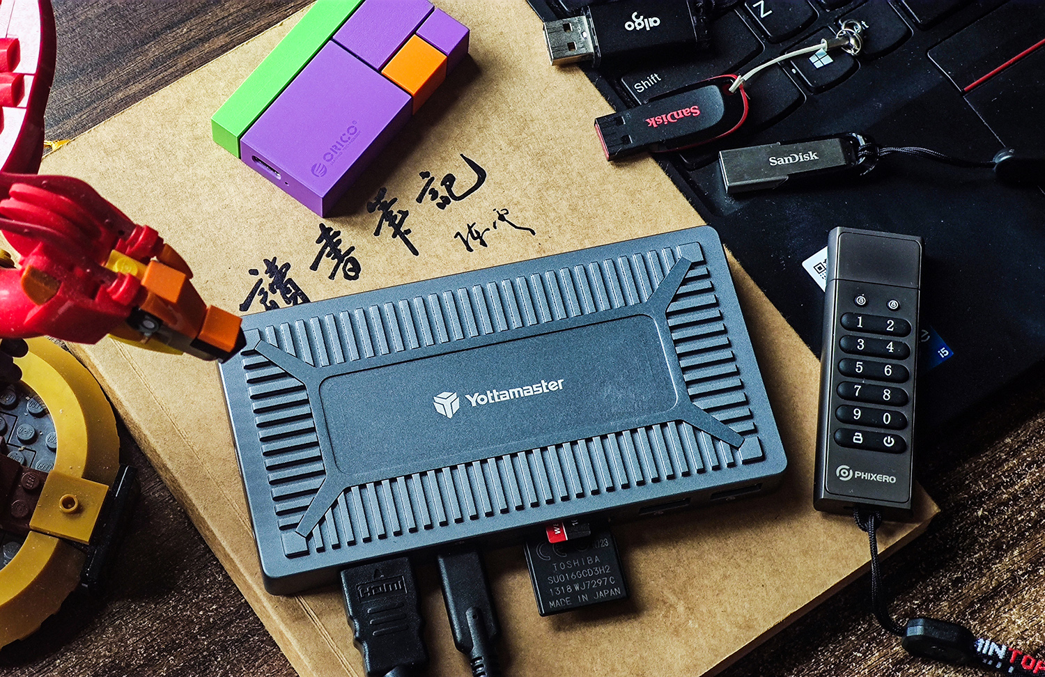 USB|9口扩展+USB3.1硬盘盒：尤达大师SO6-C3