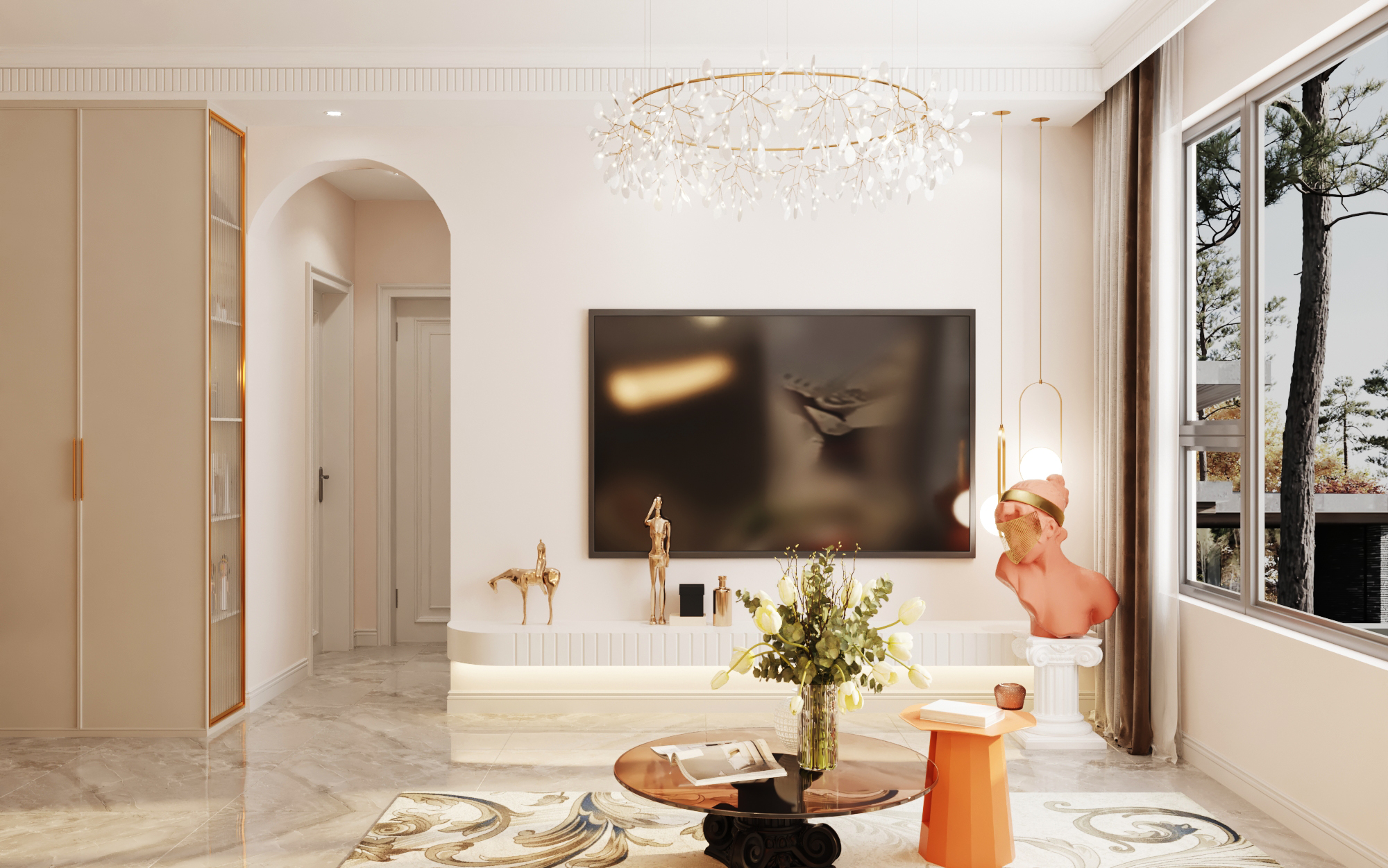 哈尔滨鸣雀装饰 60㎡混搭风小两居 现在流行这样装!