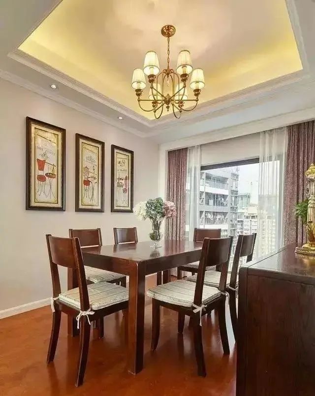 128平美式新房,电视墙个性极了,全屋太漂亮,挑不出一点毛病!