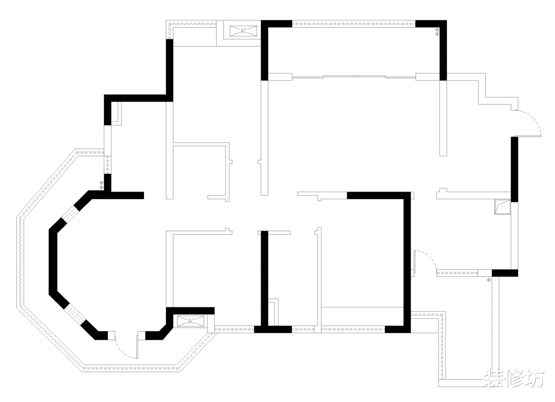 游戏设计者的家，经过改造49平的卧室里，也有了读书的空间