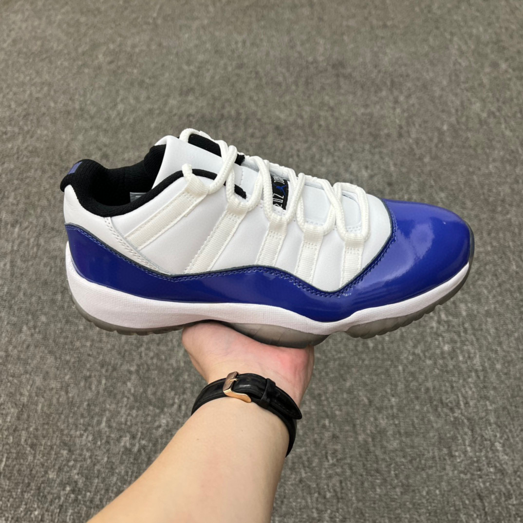 Air Jordan 11 Retro Low WMNS  “Barons”  低帮 白蓝康扣
