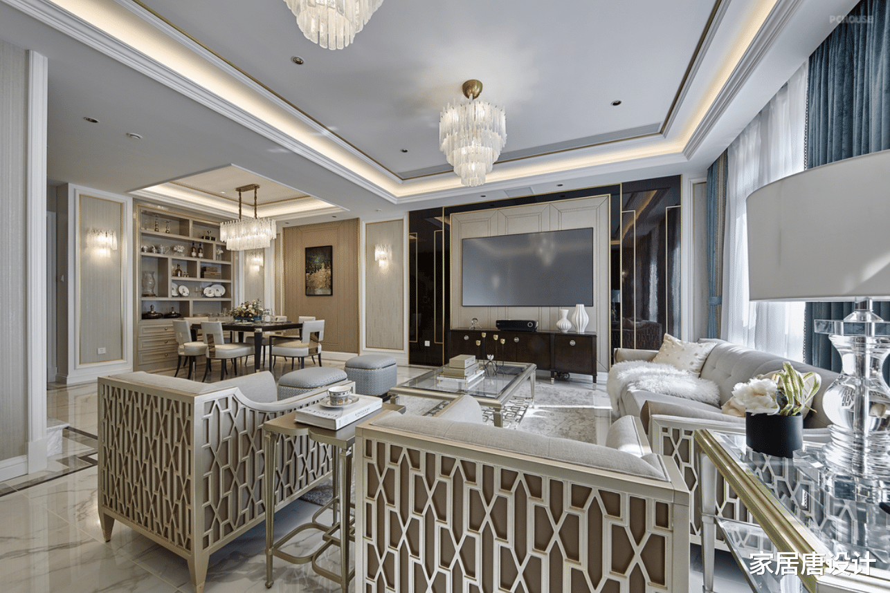 贵气大方的别墅,不仅有优渥的空间优势,更有完美的家装设计