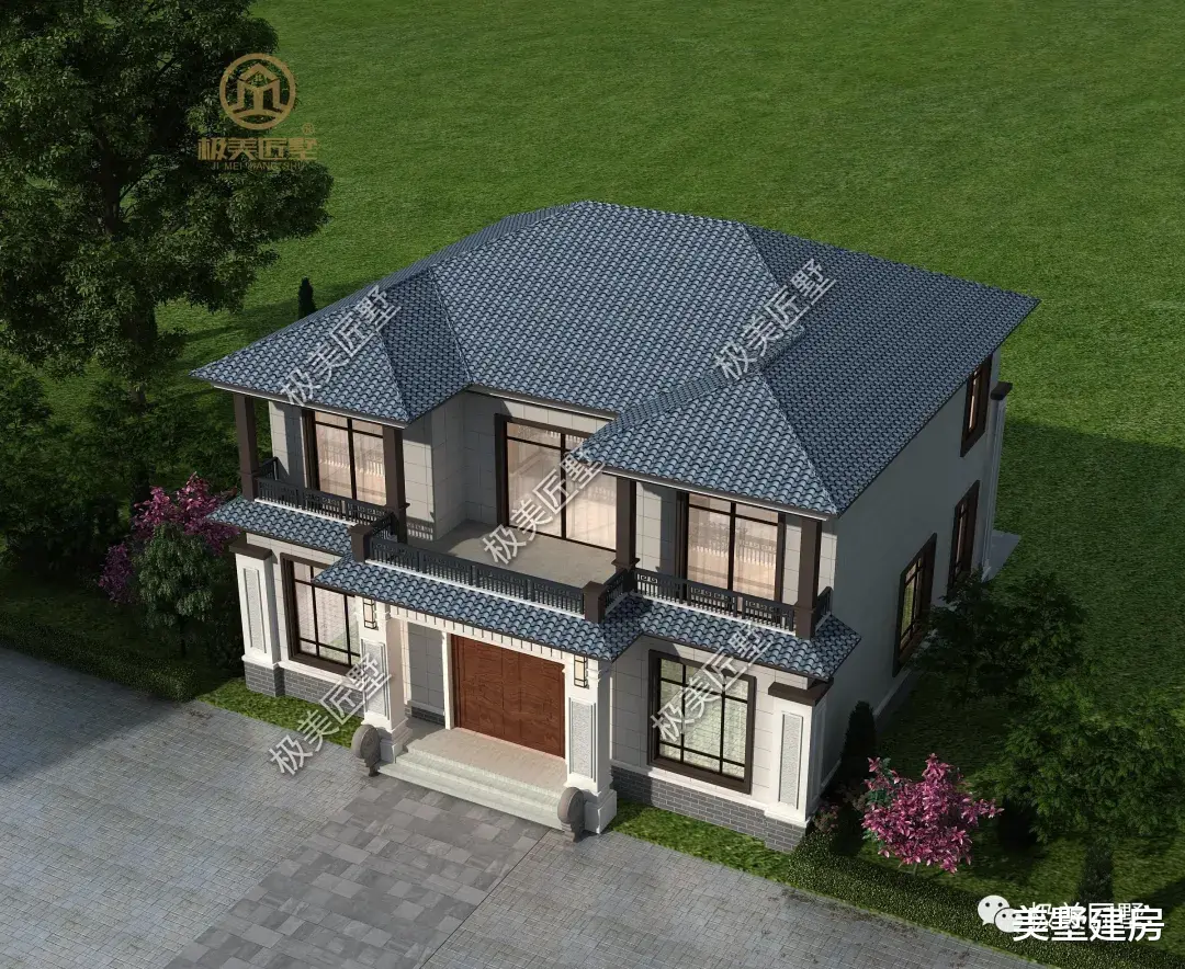 回老家建房，新中式是一个好选择，稳重实用接地气！