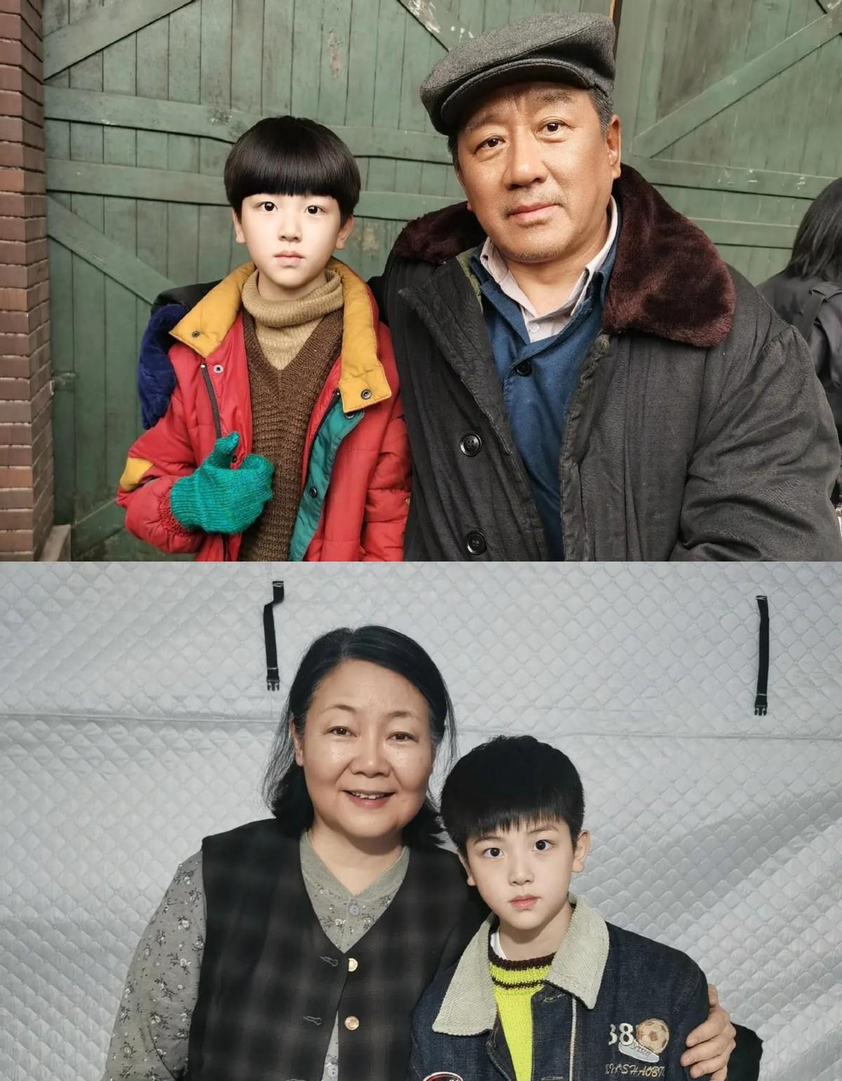 丁勇岱|童星晒与雷佳音等合照，殷桃素颜白到发光，丁勇岱萨日娜双鬓花白