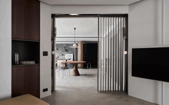 “去客厅化”的另一种设计,把客厅旋转45°后,简直不要太爽