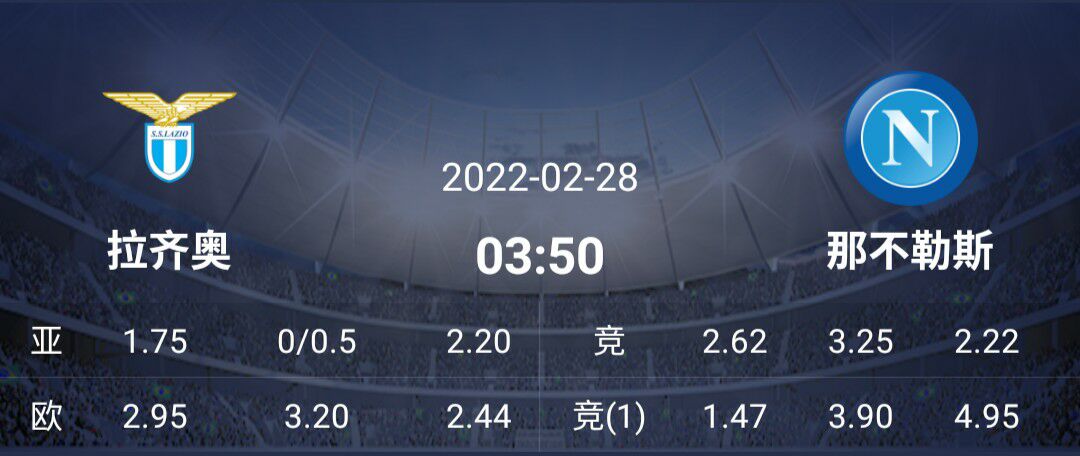 那不勒斯|拉齐奥 VS 那不勒斯相同命运谁能及时找回状态? 毕尔巴鄂是硬骨头？