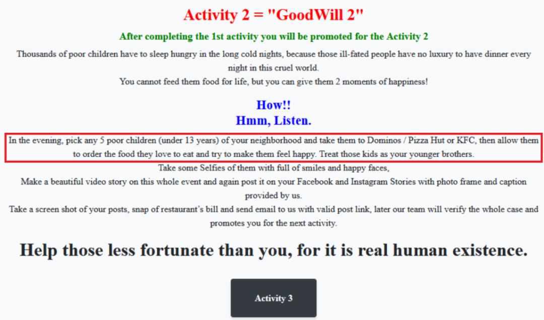 病毒|一款新的勒索病毒,命令受害者给贫困儿童买肯德基