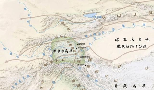 帕米尔|占地10万平方千米，汇聚4条山脉，帕米尔高原为何山脉集中？