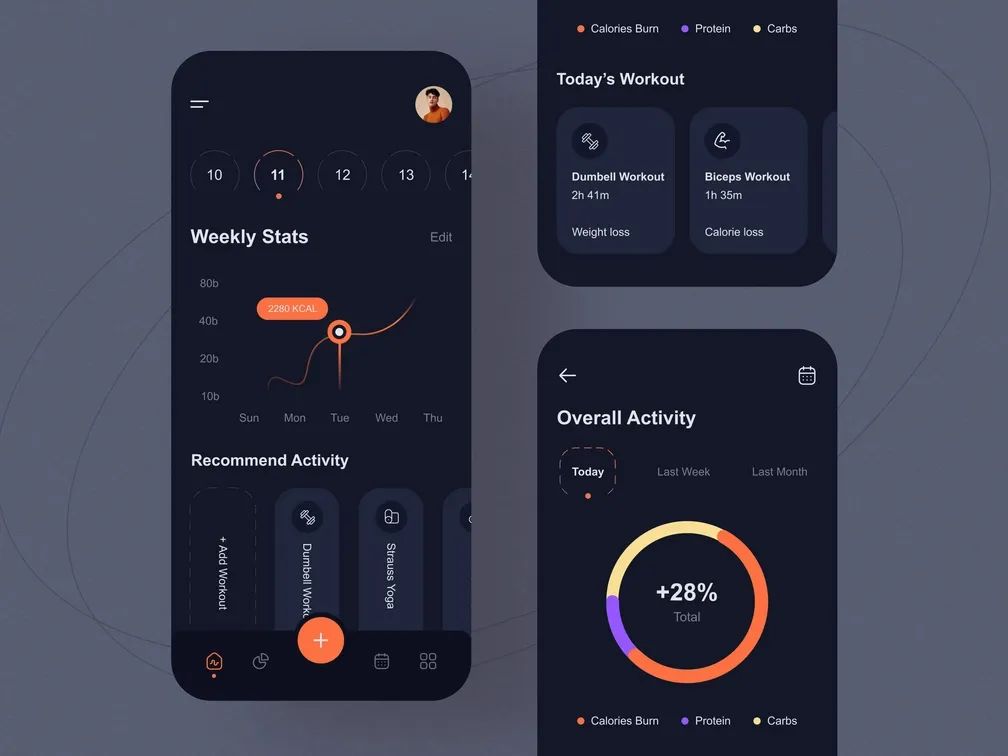 meta|国外APP界面设计!简 中 有 美