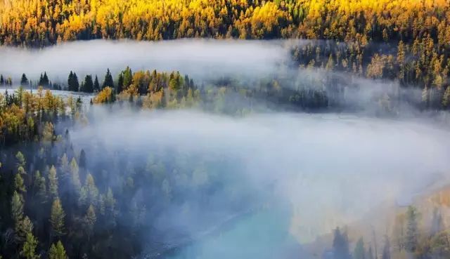 |喀纳斯的秋天刷爆朋友圈，简直令全国人民都羡慕坏了！