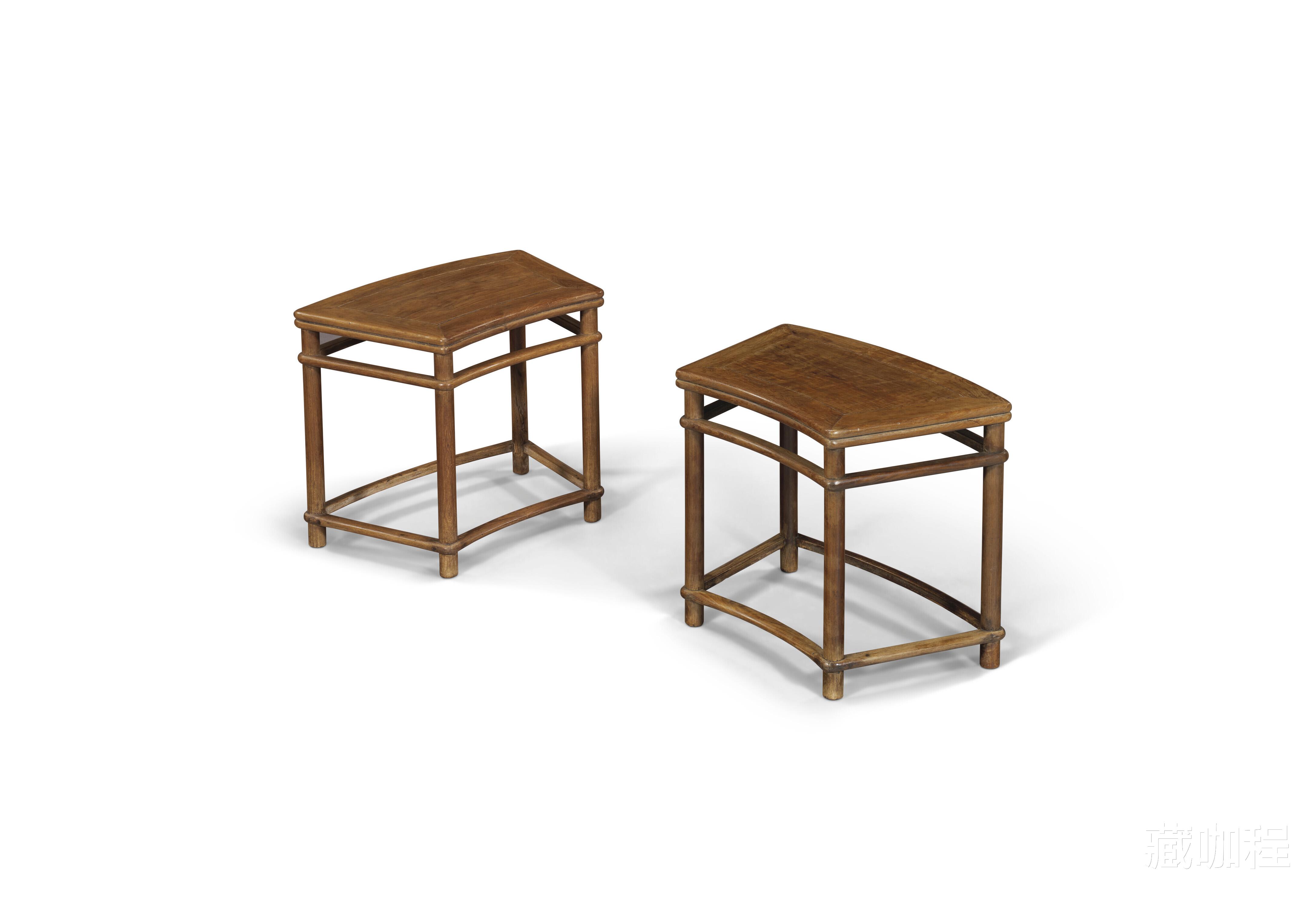 翡翠|南官、梳背椅不稀罕，扇面形黄花梨凳头一回见